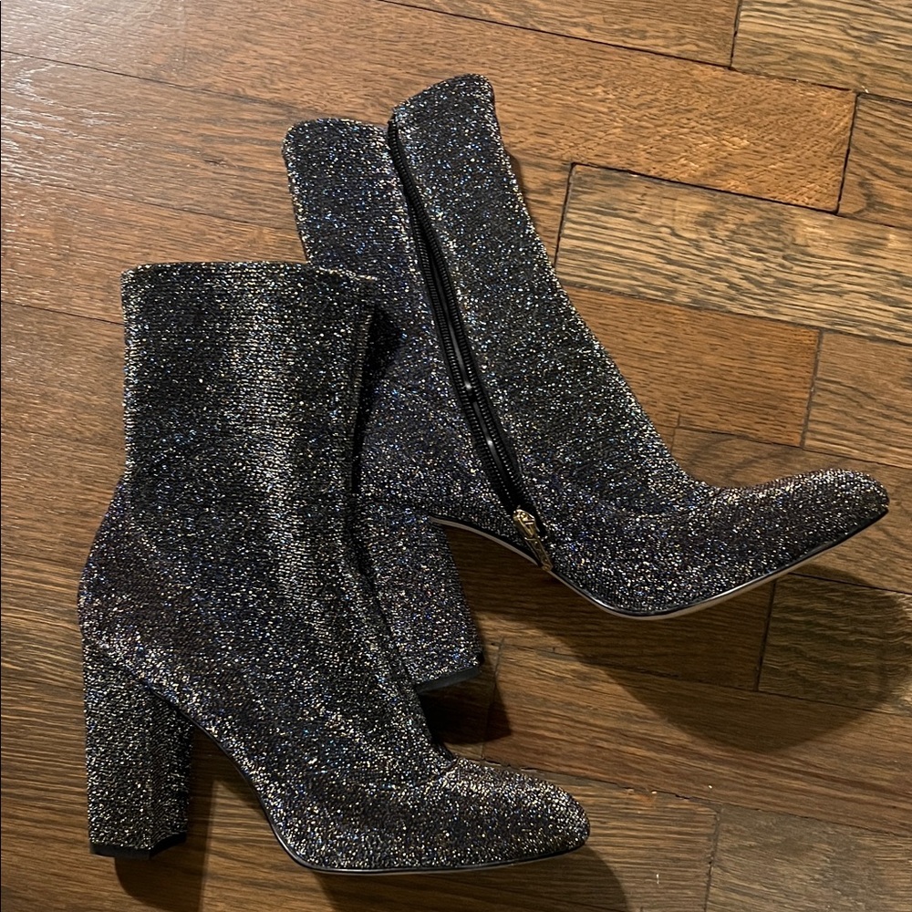 Sam Edelman Glitter Ankle Boots